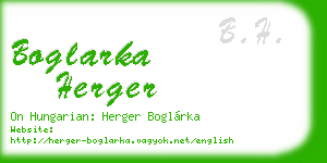 boglarka herger business card